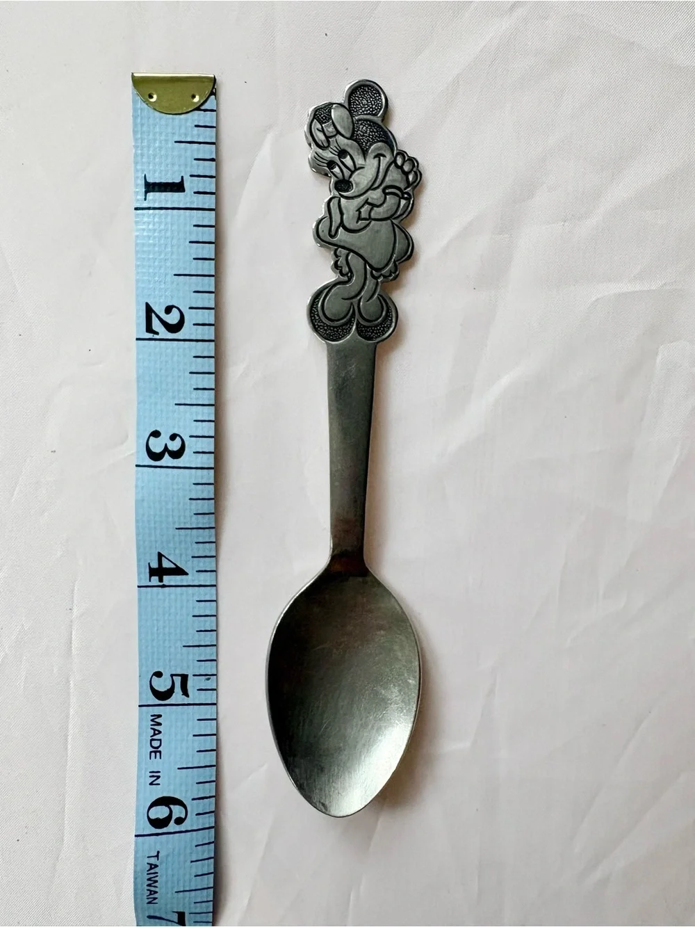 Minnie Mouse Stainless Steel Collectible Child’s Spoon - Silver Tone